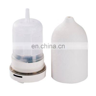 2021 Home Ceramic Ultrasonic Aroma Diffuser With Led Light Essential Oil Perfume Diffuser photo-4
