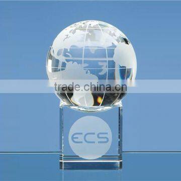 Wholesale cheap desk top decoration paperweight glass globe paperweight