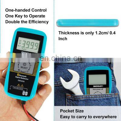 Allsun EM3255 Digital Multimeter With Use With Mobile App CAT III 600V Max. Reading 3999 Auto Power Off photo-4