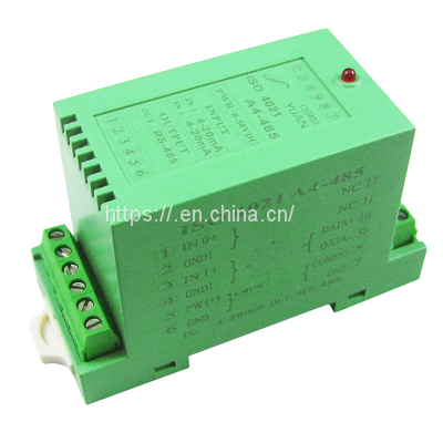 RS485|RS232 to 4-20mA|0-5V|0-75mv a-D Converter with Modbus RTU