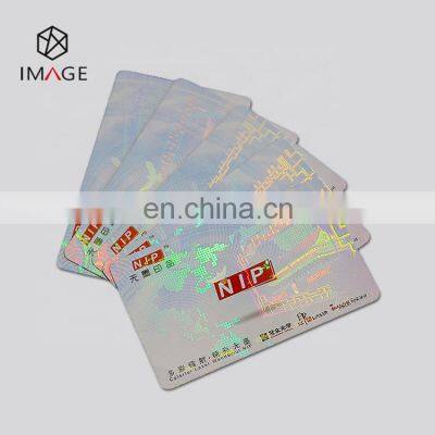 3D Customized Transparent Hologram Ribbon for PVC Cards photo-4