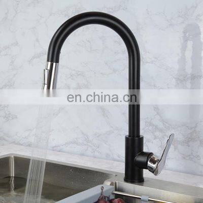 Taps and Faucets Black Kitchen Faucet Pull Out Faucet photo-3