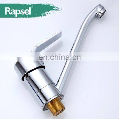 Rapsel Moder Design Brass Long Spout Bathroom Basin Faucet photo-2