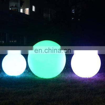 colorful lighting ball /Waterproof remote control wireless glow illuminated rgb led ball light for holiday party and wedding