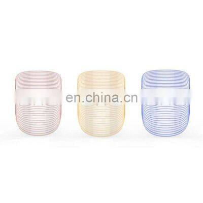 3 Color LED Light Photon Face Neck Rejuvenation Skin Facial Therapy Wrinkle photo-5