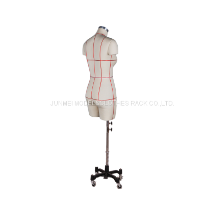 Half Body Headless Tailoring Female Dress Form Mannequins With Collapsible Shoulders Size S photo-4