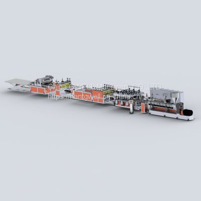 PP hollow construction template extrusion line