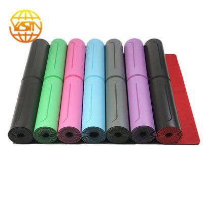 Eco-Friendly Double Color Layer Exercise Non-Slip Colorful Best Rubber Yoga Mats photo-4