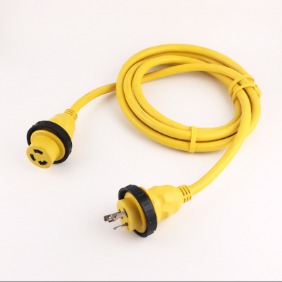 Marine Shore Power Cable Sets STOW 10/3 25FT 30A 125V