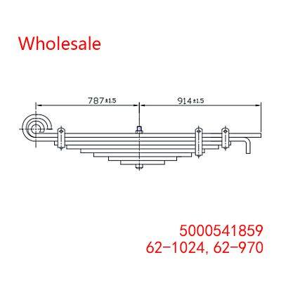 5000541859, 62-1024, 62-970 Heavy Duty Vehicle Rear Wheel Spring Arm Wholesale For Mack