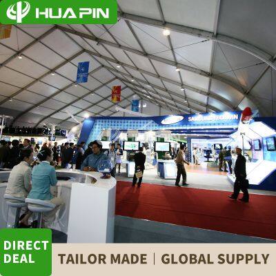 Large Outdoor Aluminum PVC Waterproof Large Church Storage Party Tent Curved Industrial Huge Curved Event Tents TFS for Events photo-4