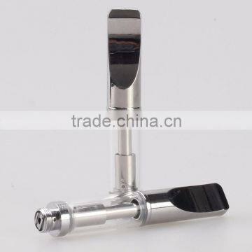 Dectable e cig series glass vaporizer heating element,flat metal drip tip