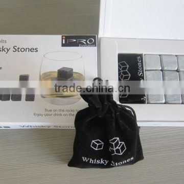 Whisky drinking soap stone 9pcs/set