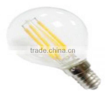 Alibaba china light 2.5W Globe 45mm E14 dimmable filament led lamp ceiling bulb