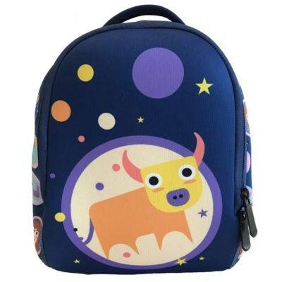 Kids Children Cute Cartoon Animal Custom School Bag Backpack Neoprene Backpack