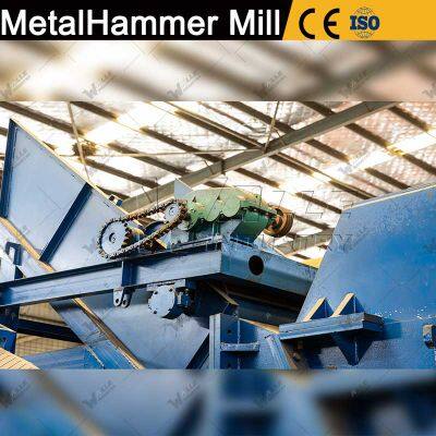 Customized Metal Recycling Plant Stainless Steel Double Roller Crusher Double-Shaft Shredder Metal