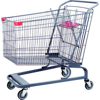 Large Capacity Metal Shopping Trolley Cart