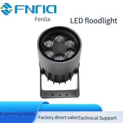 3w светодиодный наружный водонепроницаемый маленький прожектор, прожектор для деревьев, гофрированный светильник, маленький прожектор с большим объективом и одним пучком света