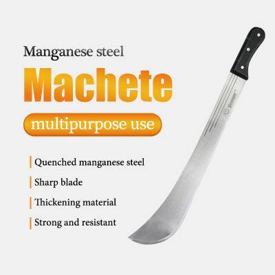 Large Machete Knife Outdoor, Carbon Steel Blade for Jungle, Farming and Garden Tasks