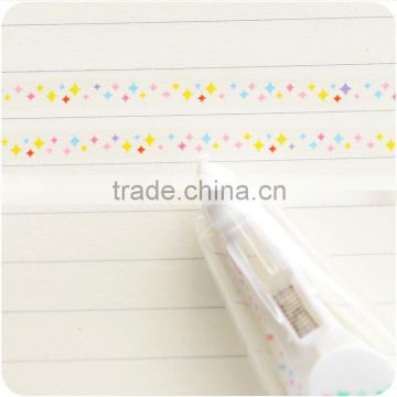 Creative stationery lovely lace decorative tape printing push Correction Tape it has sweet look will be various style when use                        
                                                Quality Choice