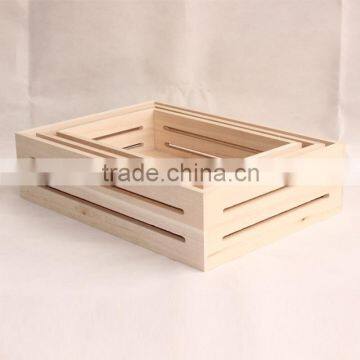 Garden wood flower pots rectangular miniature bonsai Crate/Box                        
                                                Quality Choice