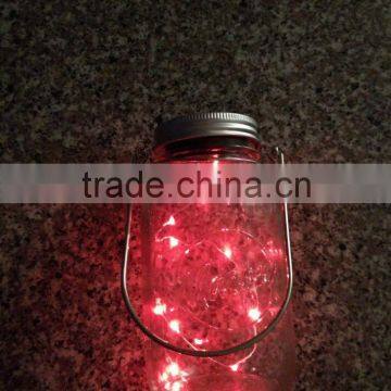 16oz Glass Mason Jar With Solar Light Lid photo-3
