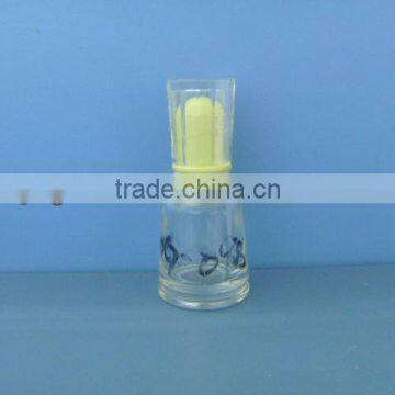 10ml nail polish glass bottle with plastic cap