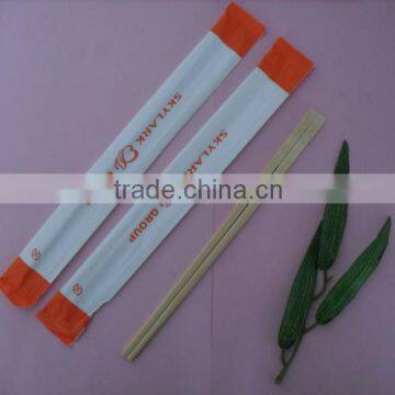 tensoge with carbonization paper wraped bamboo chopsticks