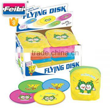 educational toys for kids new boy toys 12'' foldable fabric flying disc frisbee