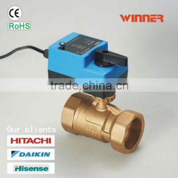 fan coil unit motorized ball valve for solar heat system