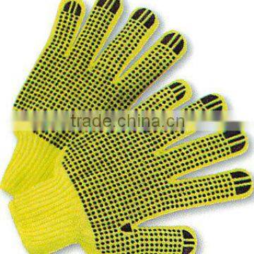PVC Dots Cotton Glove /PVC Dotted Glove /PVC Dots Work Glove photo-2