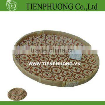 Bamboo plate for home decoration