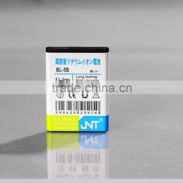 Cell phone battery BL-5B for NOKIA cellphone
