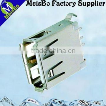 CE 4 pin moblie phone vertical usb connector