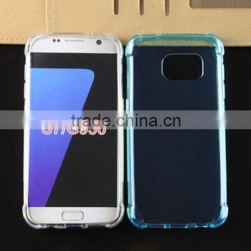 Clear Transparent Soft Tpu Anticollision Dust Control Cell Phone Case for Samsung Galaxy S7 G930 Skin Quality Choice photo-2