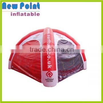 factory sale China PVC 4 legs waterproof inflatable tents for camping