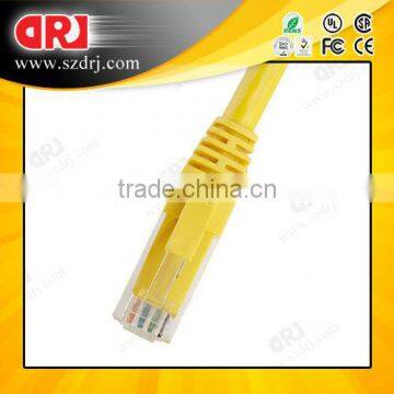 Yellow UTP cat6 PVC Network Patch Cord