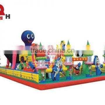 QHIC12 Entertainment Arena Theme Inflatable Castle for kids