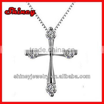 stock order !cheap sideway cross necklace
