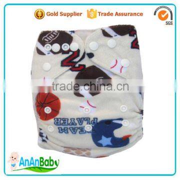 AnAnBaby Adjustable Cloth Diapers Baby Nappies Round Tab PUL photo-3