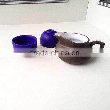 2015 Promotional Silicone Drinking Cup, Silicone Teacup and Saucer photo-4