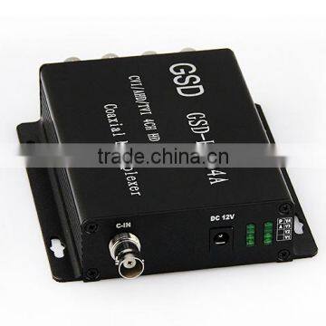 4 Channel Cctv Ahd/cvi/tvi Video Coaxial Multiplexer for Cctv Cameras photo-3