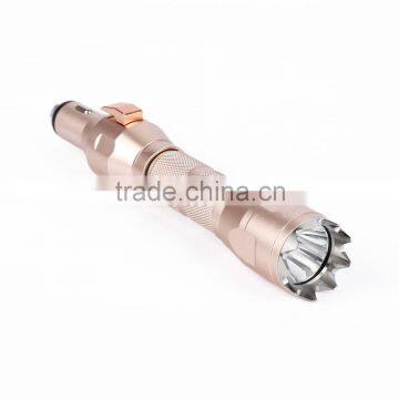Golden 5 in 1 Life Hammer & Car Charger & Flashlight & Cutter & Power Bank