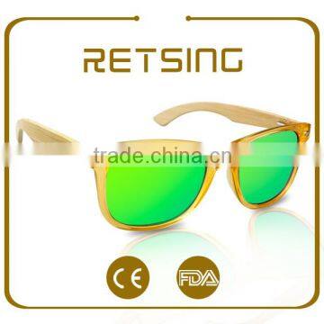 Laser Logo Wooden Sunglasses Bamboo Sunglasses Wholesale photo-2