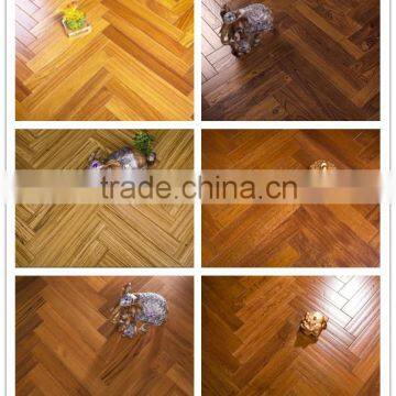 610*75 *18 Chinese Teak Herringbone Parquet Floor photo-2