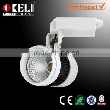 30w cob led track light ce rohs & 2 years warranty track lighting system