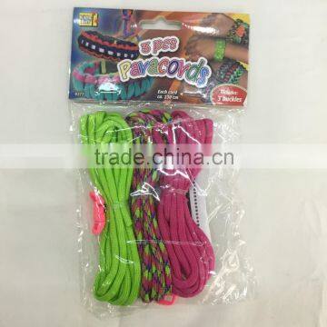2015 hot selling DIY paracord survival bracelet wholesale paracord bracelet with plastic buckle