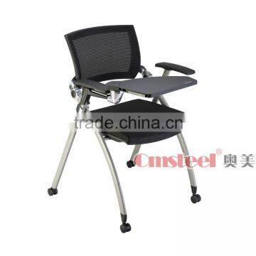 Office Training Chair Furniture Conference Chair With Writing Tablet photo-2