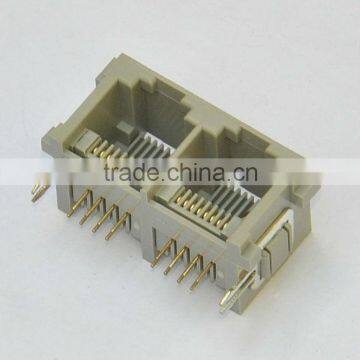 Side Entry RJ45 multi-port Modular PCB Jack