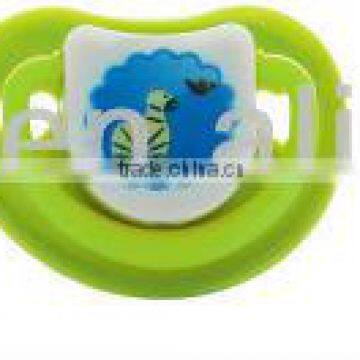 BPA Free Light Soothing Nipple Wholesale Emzik Various Lovely Silicone Baby Pacifiers A-1082(L)